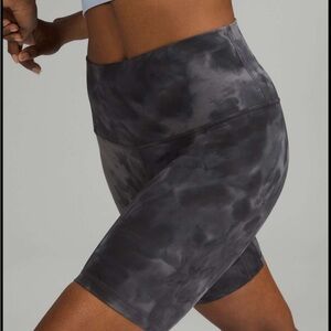 Women’s Lululemon high waist Align 8 inch Short-Size 6 (diamond dye smokey grey)